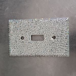 Sparkly light switch cover!!!